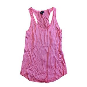 New Bebe Vintage Y2K Pink Scoop Neck Knit Tank M